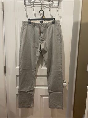 J. Crew Light Gray Men's Stretch Chinos